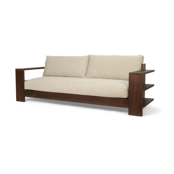 Edre soffa classic linen, Dark Stained-Natural Ferm Living