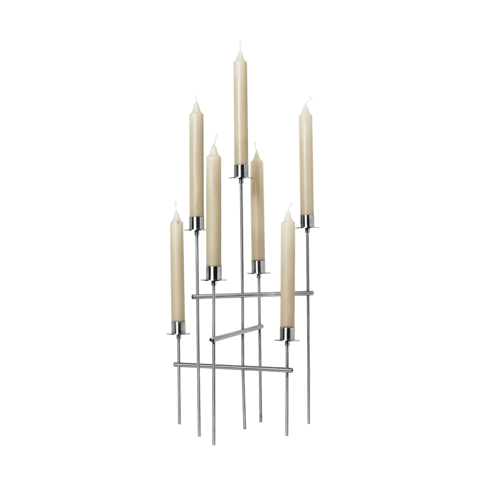 Elysia ljusstake, Brushed stainless steel Ferm Living