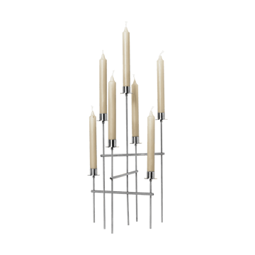 Elysia ljusstake - Brushed stainless steel - Ferm Living