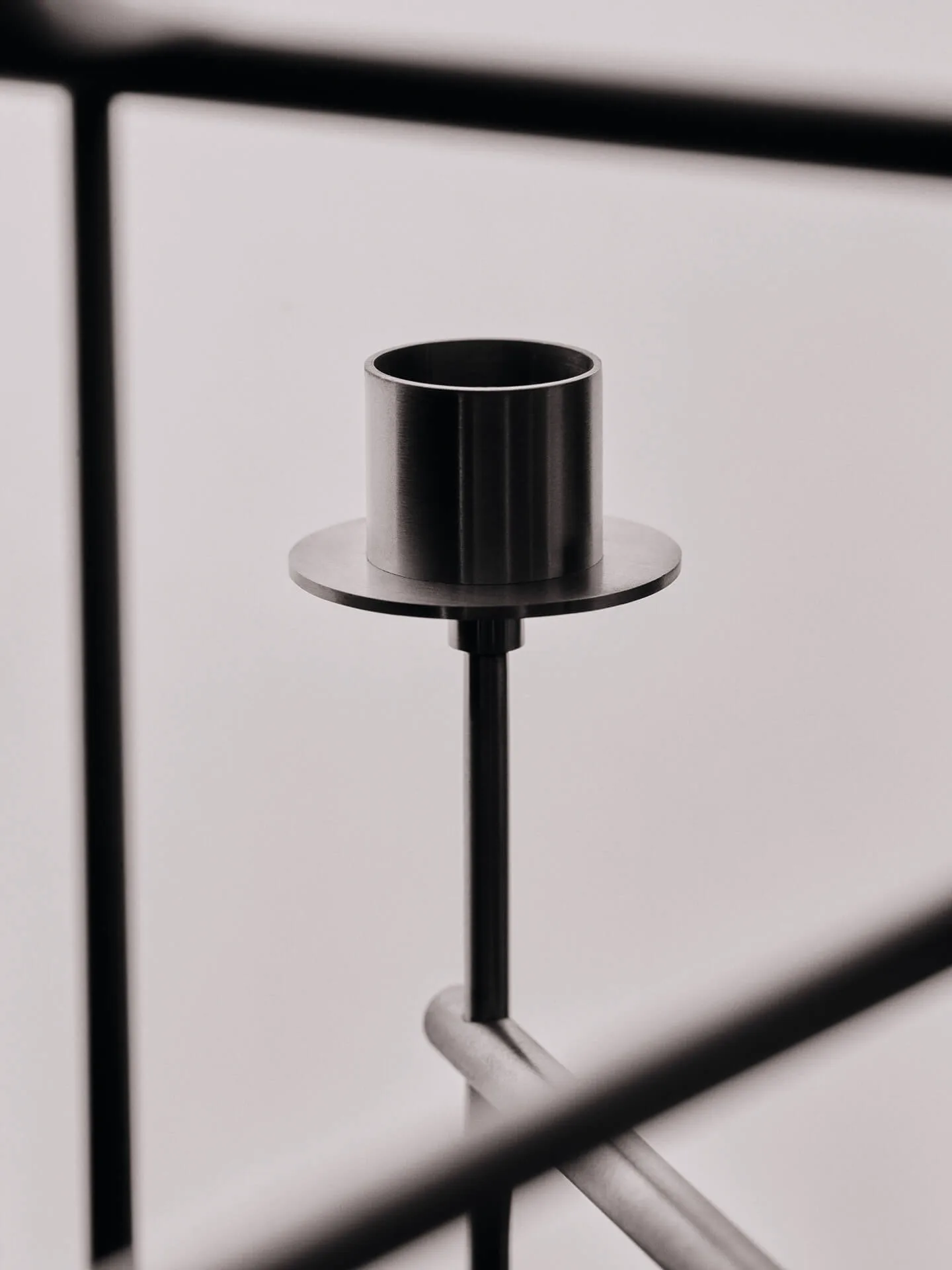 Elysia ljusstake, Brushed stainless steel Ferm Living