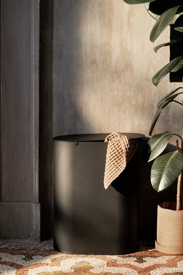 Enkel soptunna medium - Black - Ferm Living