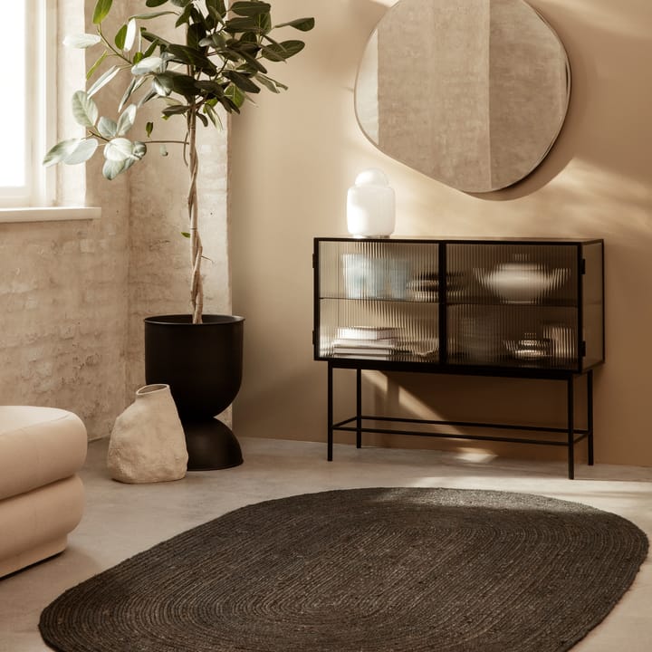 Eternal jutematta oval large, Black Ferm Living