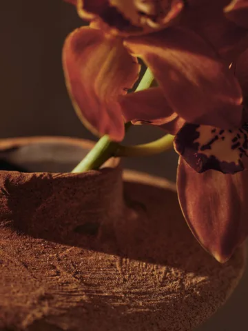 Evio vas - Burnt umber, Ø25x22 cm - Ferm Living