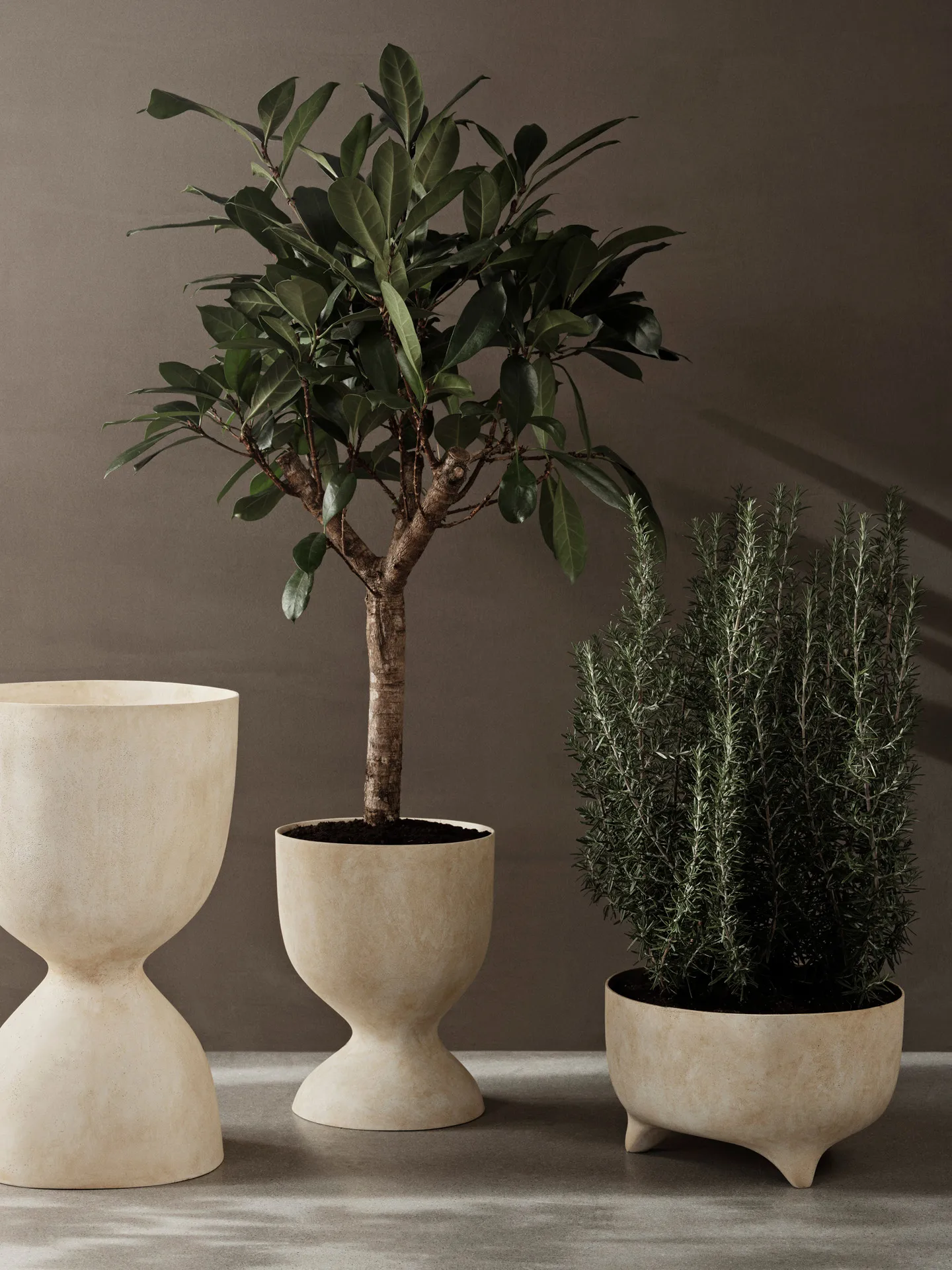 Evoke kruka 45 cm, Warm Sand Ferm Living