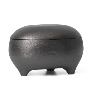 Evoke twin ljus i burk - Blackened Aluminium - Ferm Living