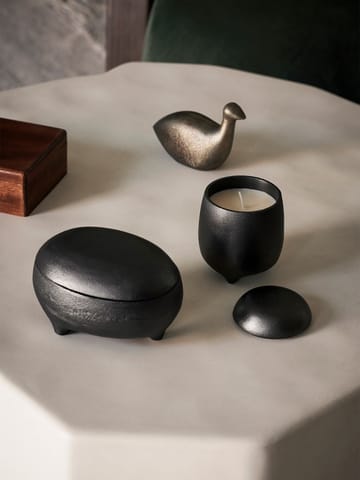 Evoke twin ljus i burk - Blackened Aluminium - Ferm Living