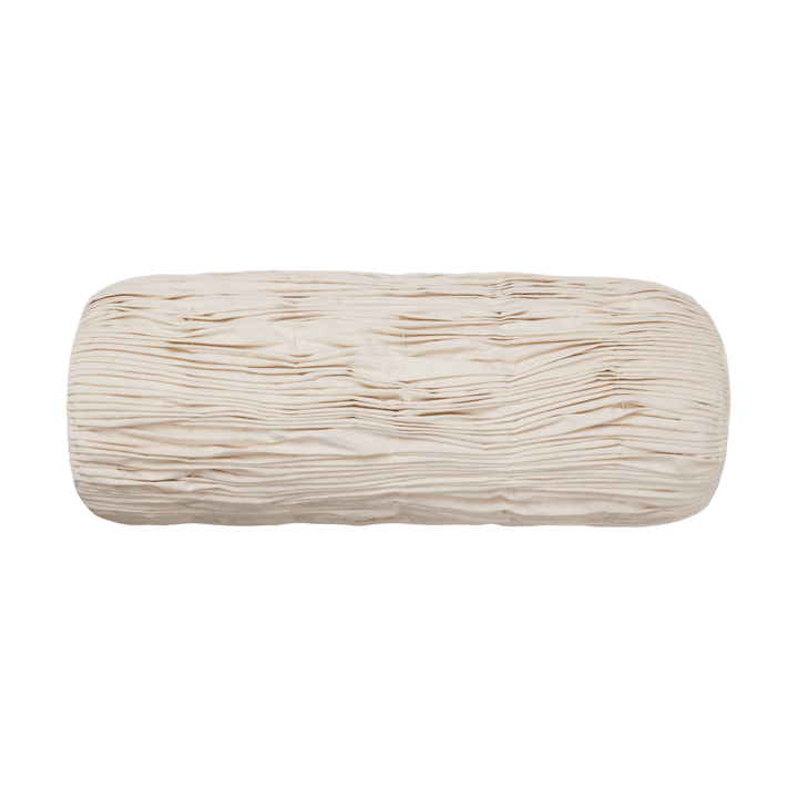 Falda smocked bolster cylinderkudde - Undyed - Ferm Living