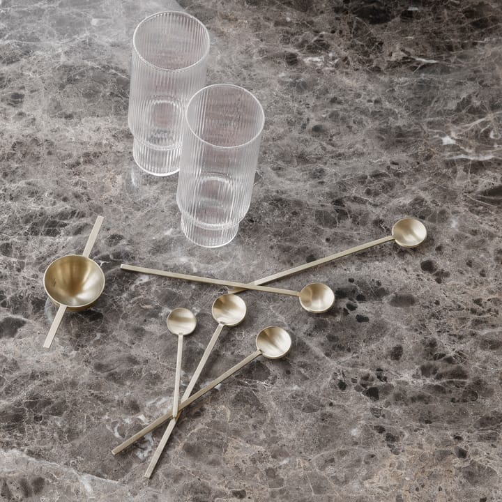 Fein longdrinksked, Mässing Ferm Living