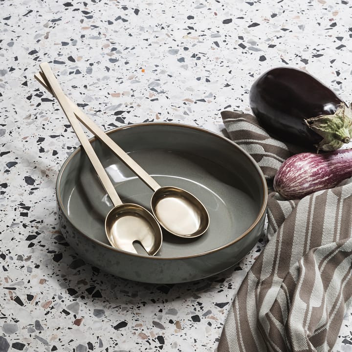 Fein salladsbestick 2 delar, Mässing Ferm Living