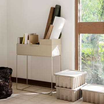 Ferm förvaringslåda med lock papper 2-pack - Brun - Ferm Living