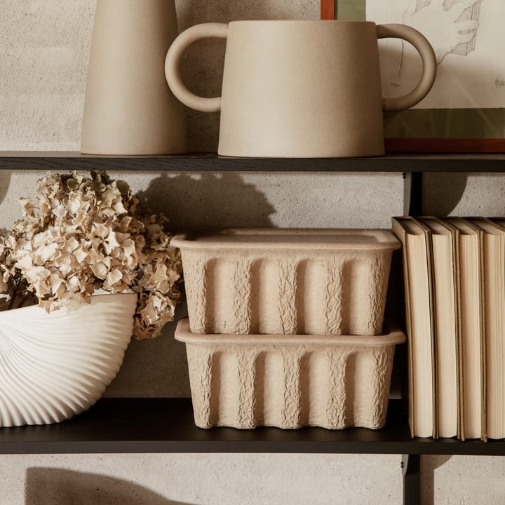 Ferm förvaringslåda papper liten 2-pack, Brun Ferm Living