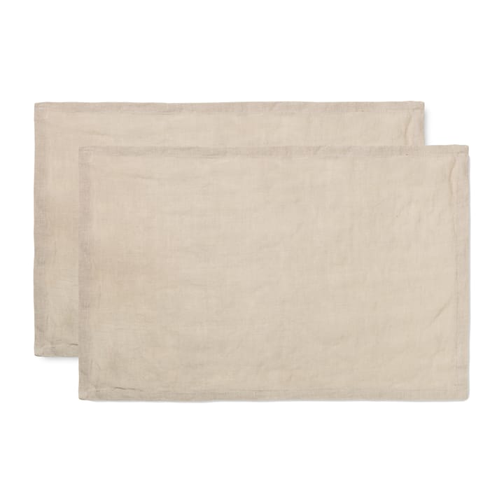 Ferm Living bordstablett linne 2-pack - Natural - Ferm Living