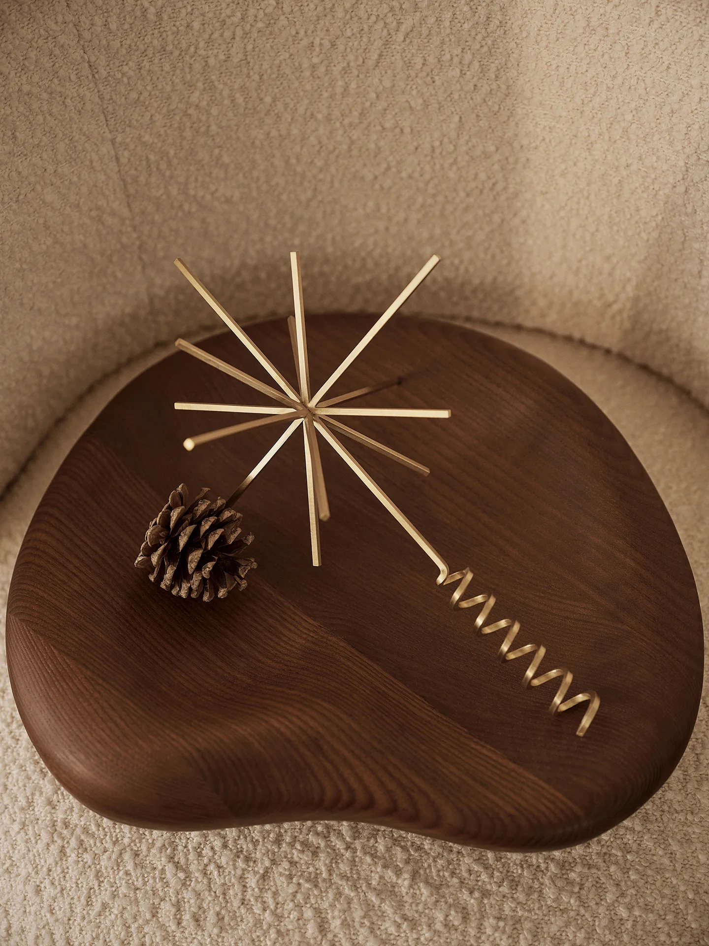 Ferm Living julgransstjärna mässing, mässing Ferm Living