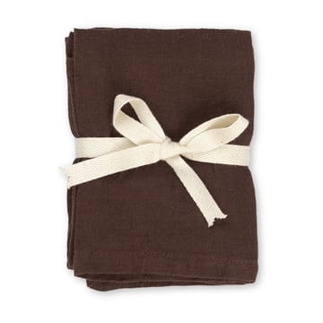 Ferm Living linneservetter 2-pack - Chocolate - Ferm Living