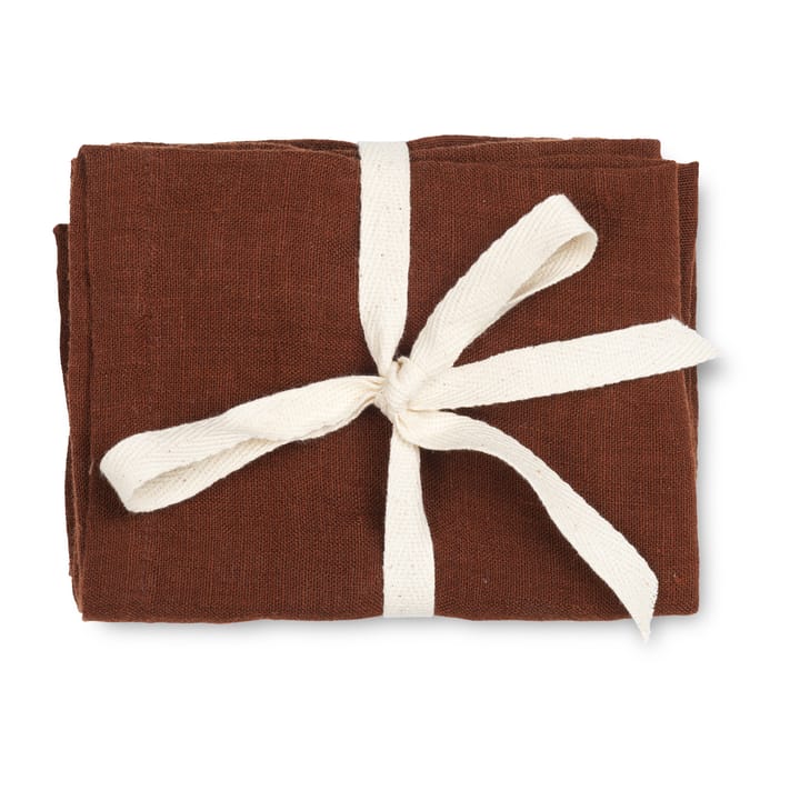 Ferm Living linneservetter 2-pack, Cinnamon Ferm Living