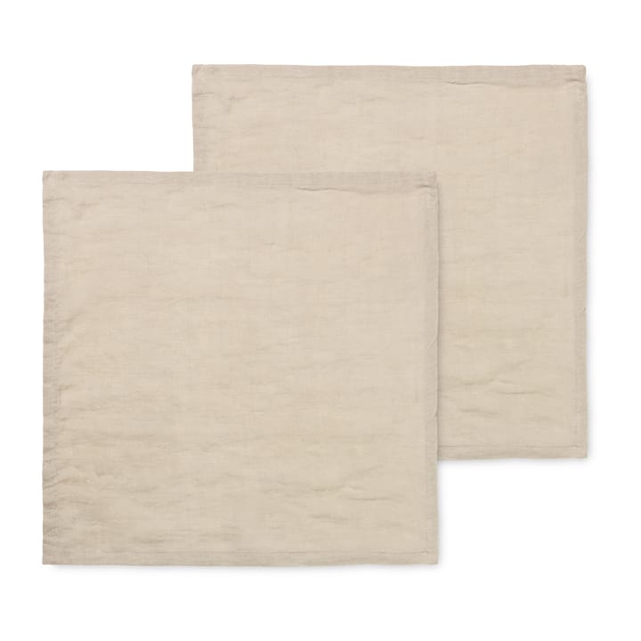 Ferm Living linneservetter 2-pack - Natural - Ferm Living