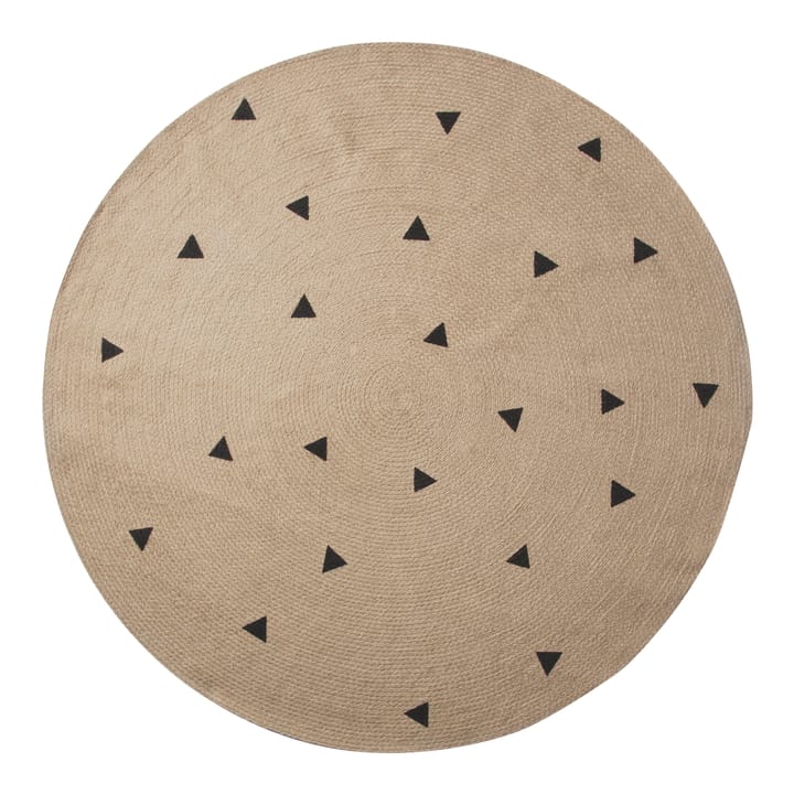 ferm LIVING matta rund - triangle - Ferm LIVING