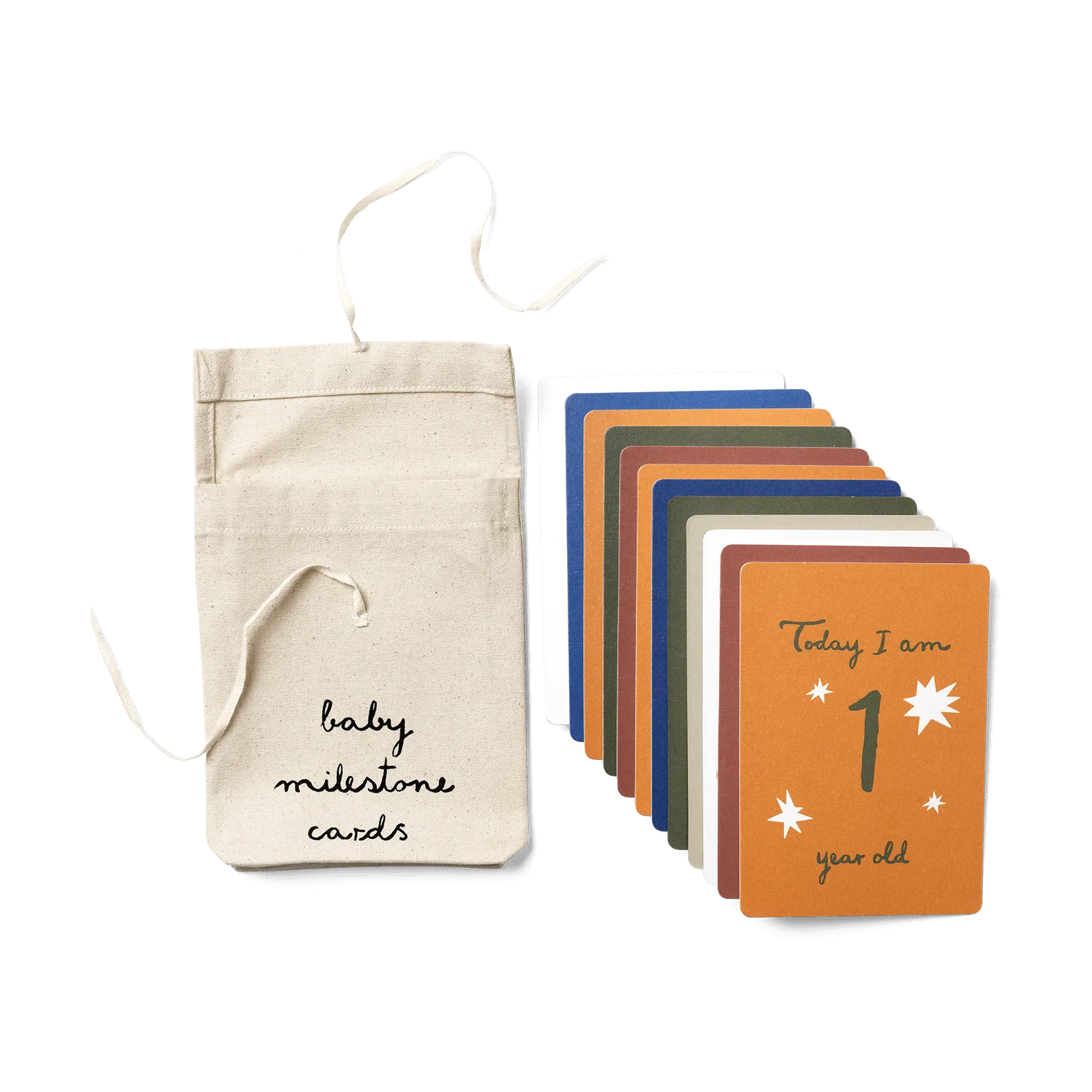 Ferm Living milstolpar kort inkl. väska, Multi Ferm Living