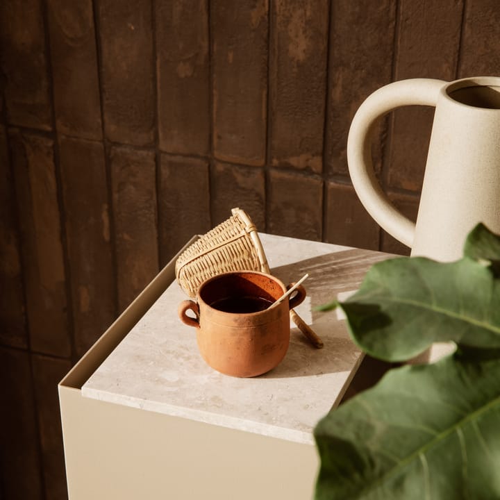 Ferm Living plant box marmorbricka, Beige Ferm Living