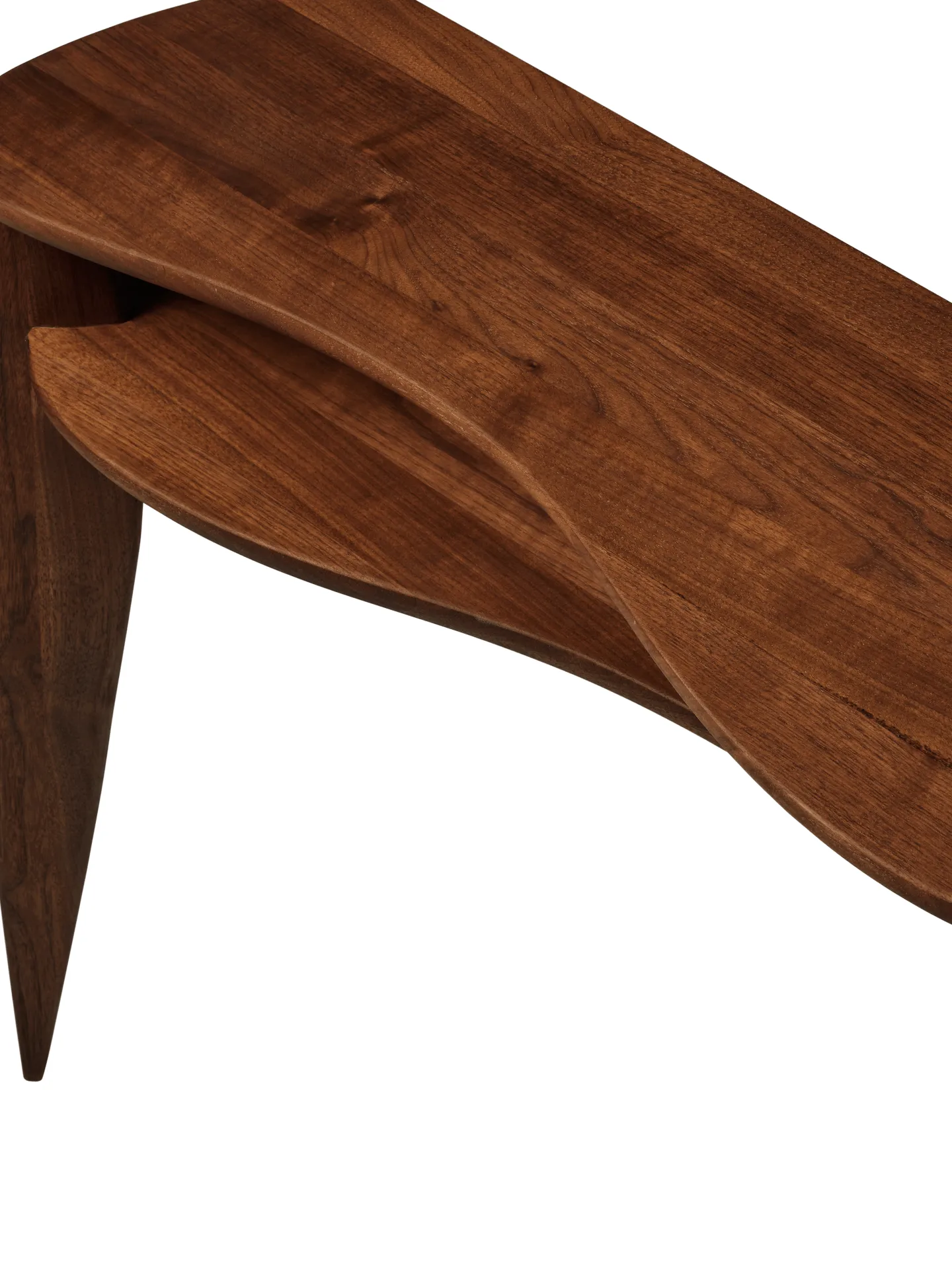 Feve konsolbord 100x36x85 cm, Walnut Ferm Living