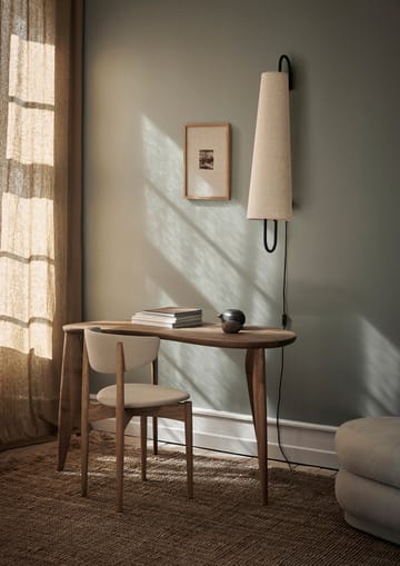 Feve skrivbord 60x117 cm - Walnut - Ferm Living