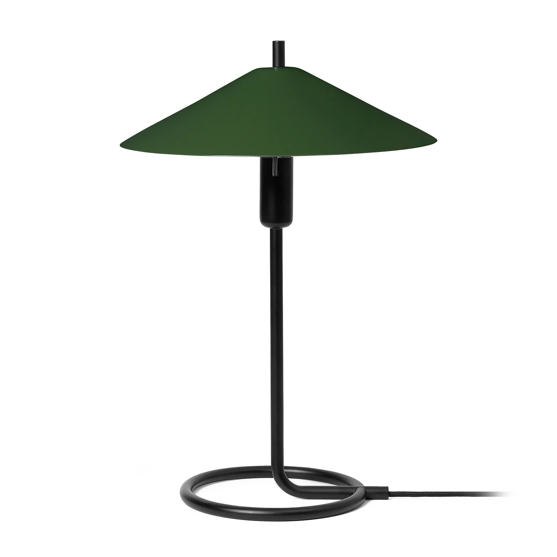 Filo bordslampa, Black-dark olive Ferm Living