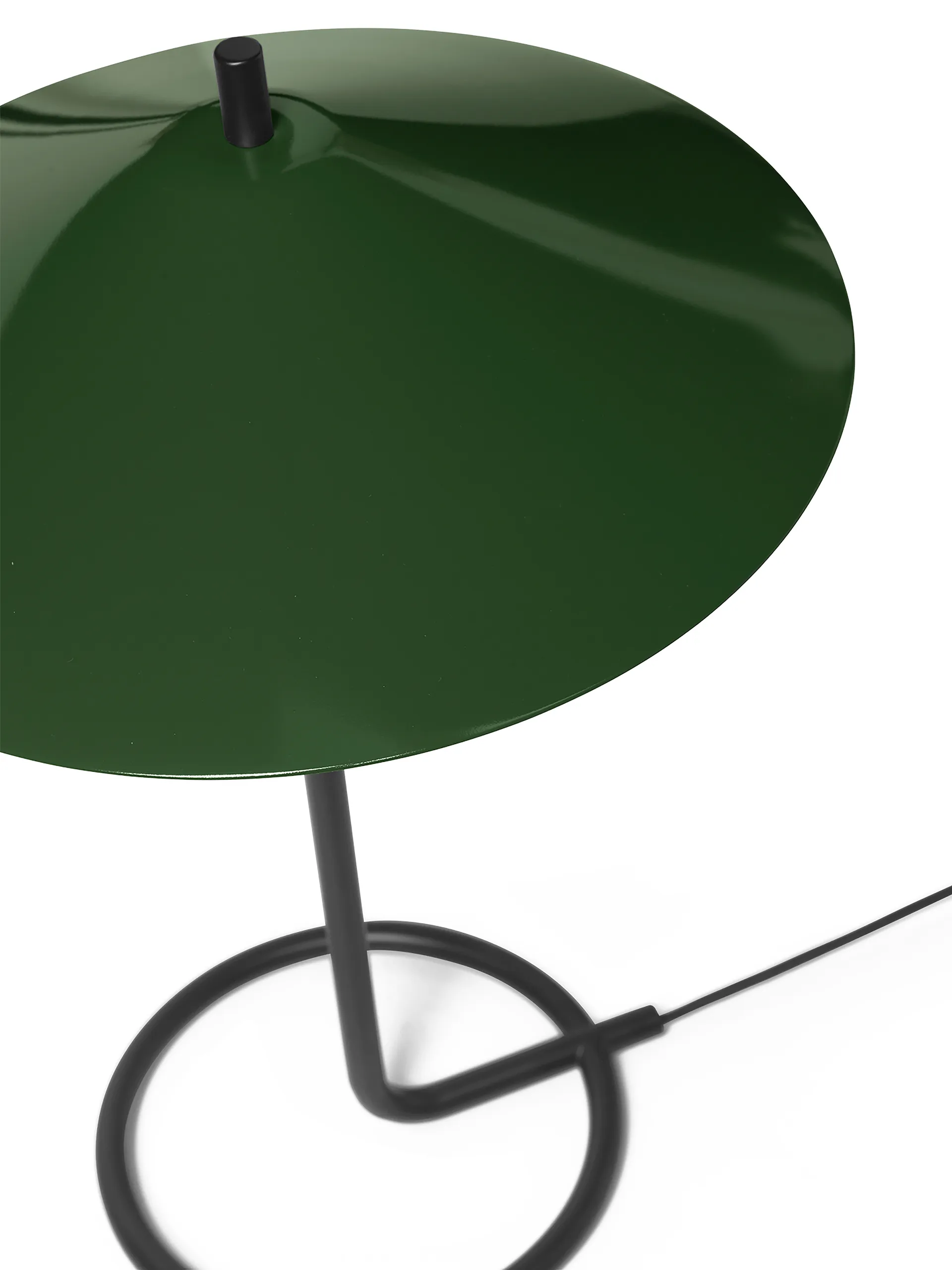 Filo bordslampa, Black-dark olive Ferm Living