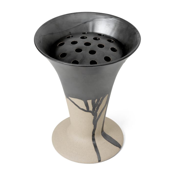 Flores vas 23 cm, Sand-black Ferm Living