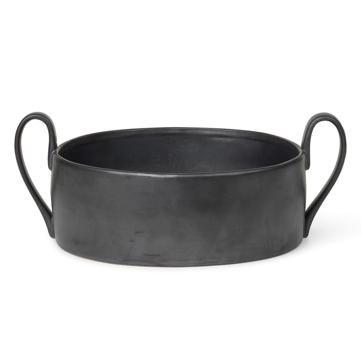 Flow Centrepiece skål - Black - Ferm Living