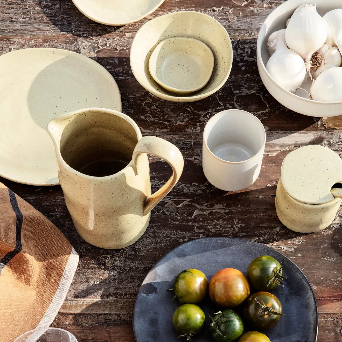 Flow skål 9 cm, Gulspräcklig Ferm Living