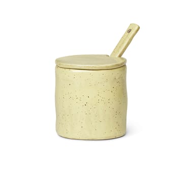 Flow syltburk med sked - Gulspräcklig - Ferm Living