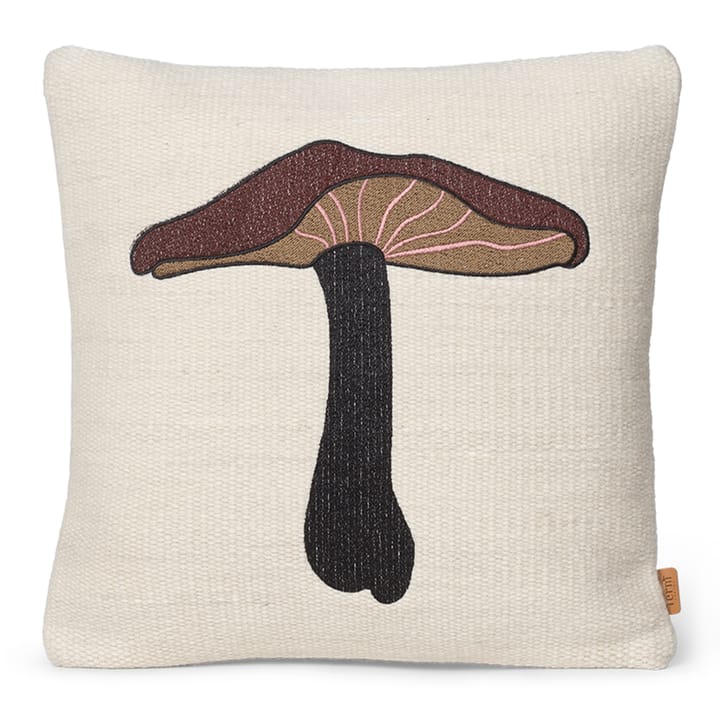 Forest broderad kudde 40x40 cm - Lactarius - ferm LIVING