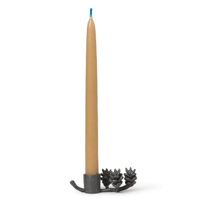 Forest ljusstake 6 cm, Svart mässing Ferm Living