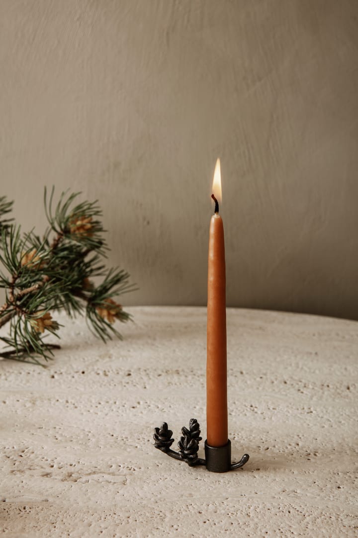 Forest ljusstake 6 cm, Svart mässing Ferm Living