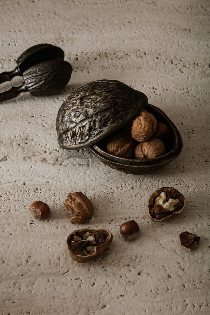 Forest nut box nötskål med lock 7,5 cm, Antik mässing Ferm Living