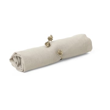Forest servettring 4-pack - Brass - Ferm Living