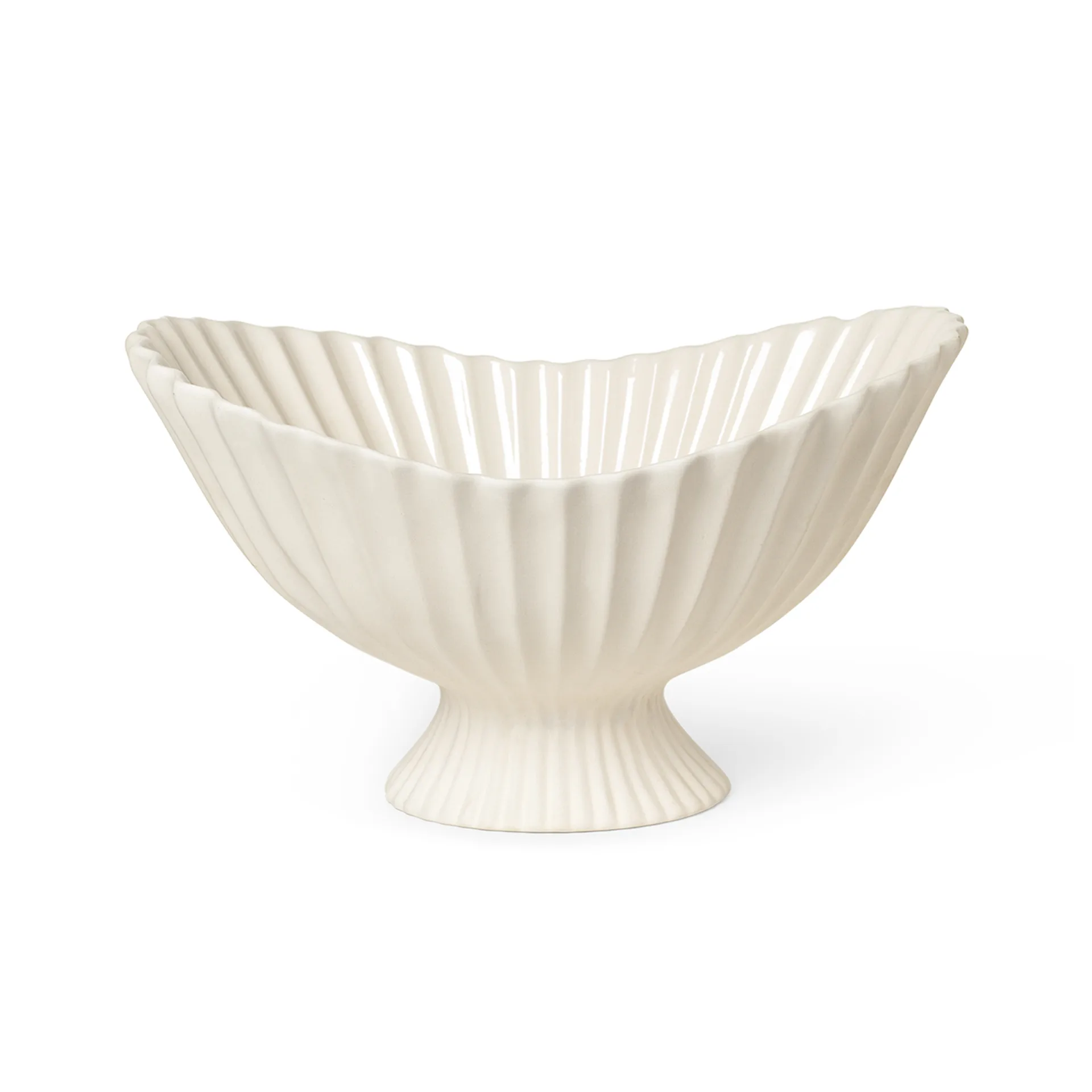 Fountain Centrepiece 25x37 cm, Off white Ferm Living