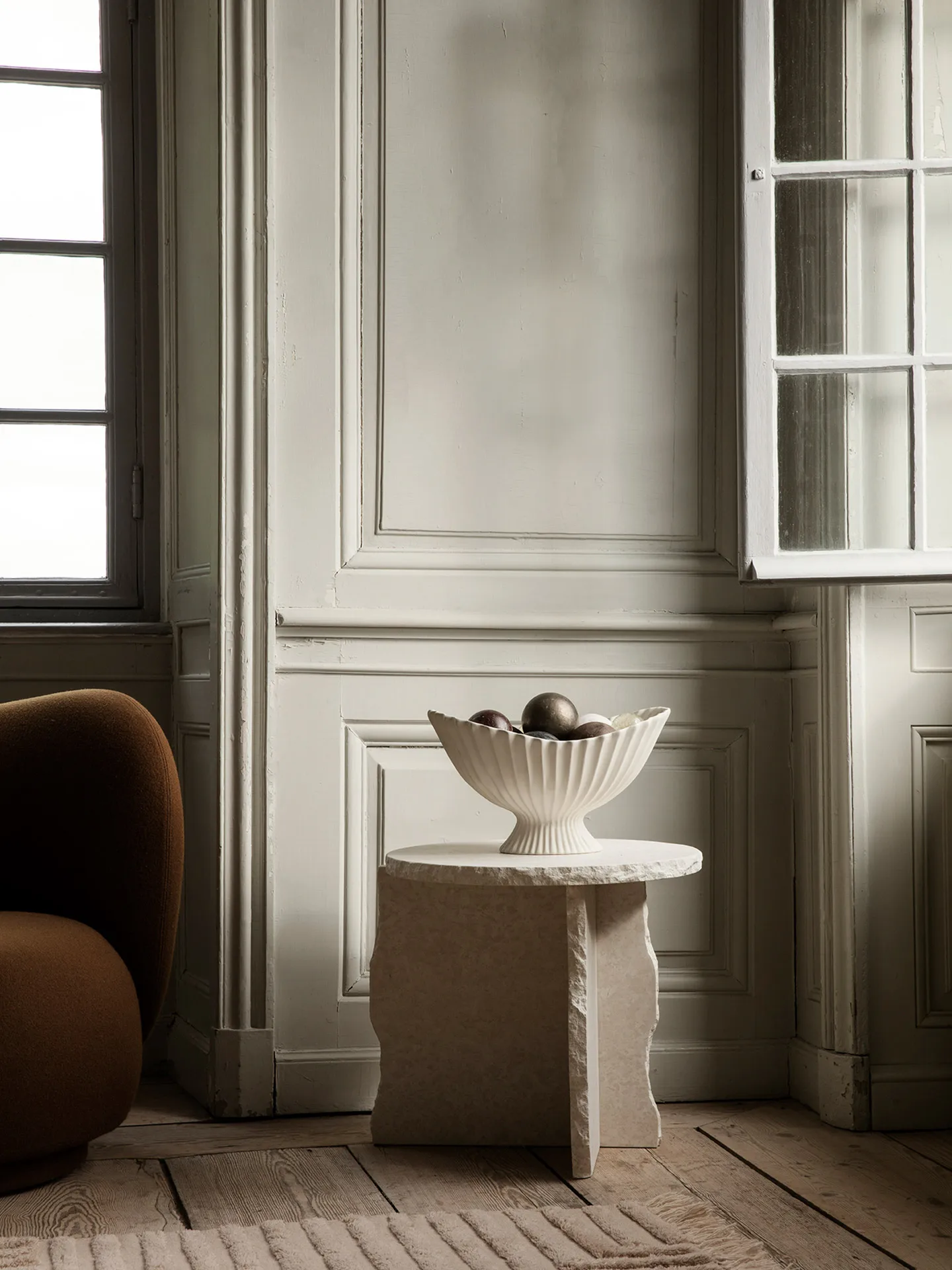 Fountain Centrepiece 25x37 cm, Off white Ferm Living