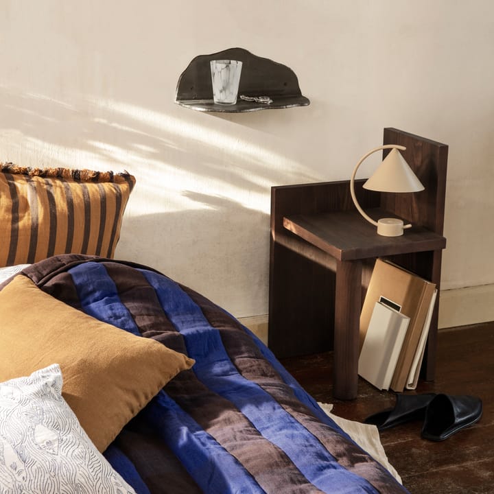 Fracture hylla, Svärtad aluminium Ferm Living