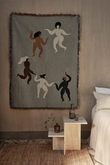 Free tapestry pläd 120x170 cm - Grey - Ferm Living