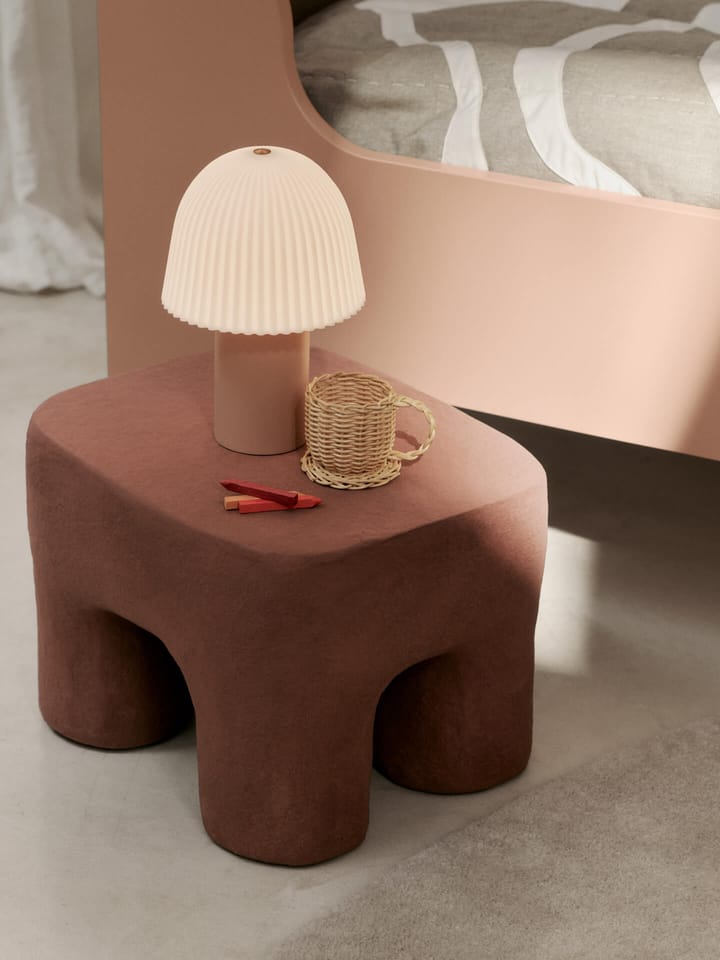 Frill portabel lampa, Rose-white Ferm Living