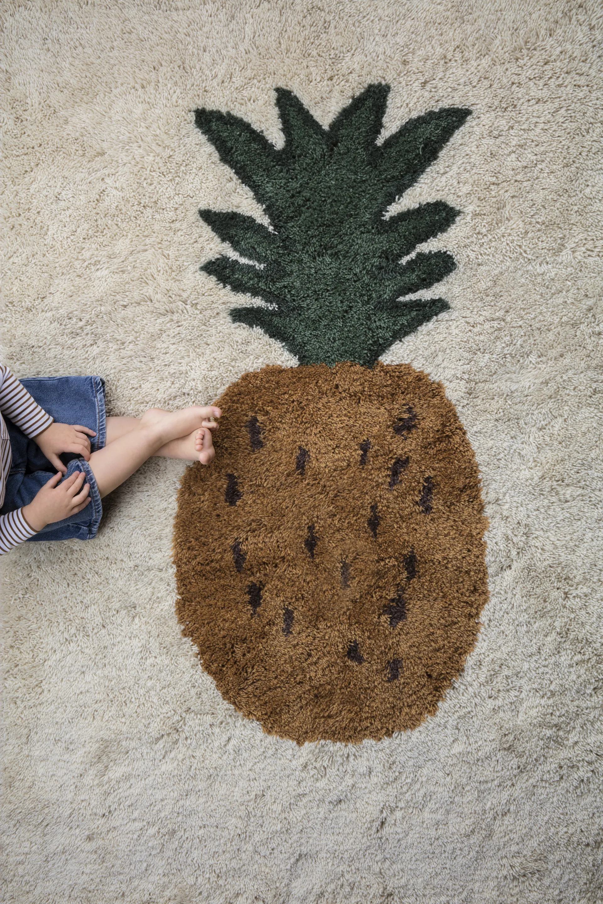 Fruiticana matta L 120x180 cm, Pineapple Ferm Living