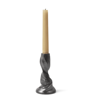 Gale ljusstake 13 cm - Blackened Aluminium - Ferm Living