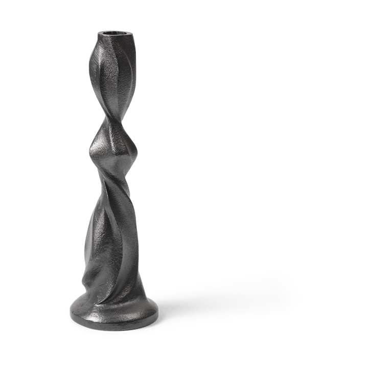 Gale ljusstake 25 cm - Blackened Aluminium - Ferm Living