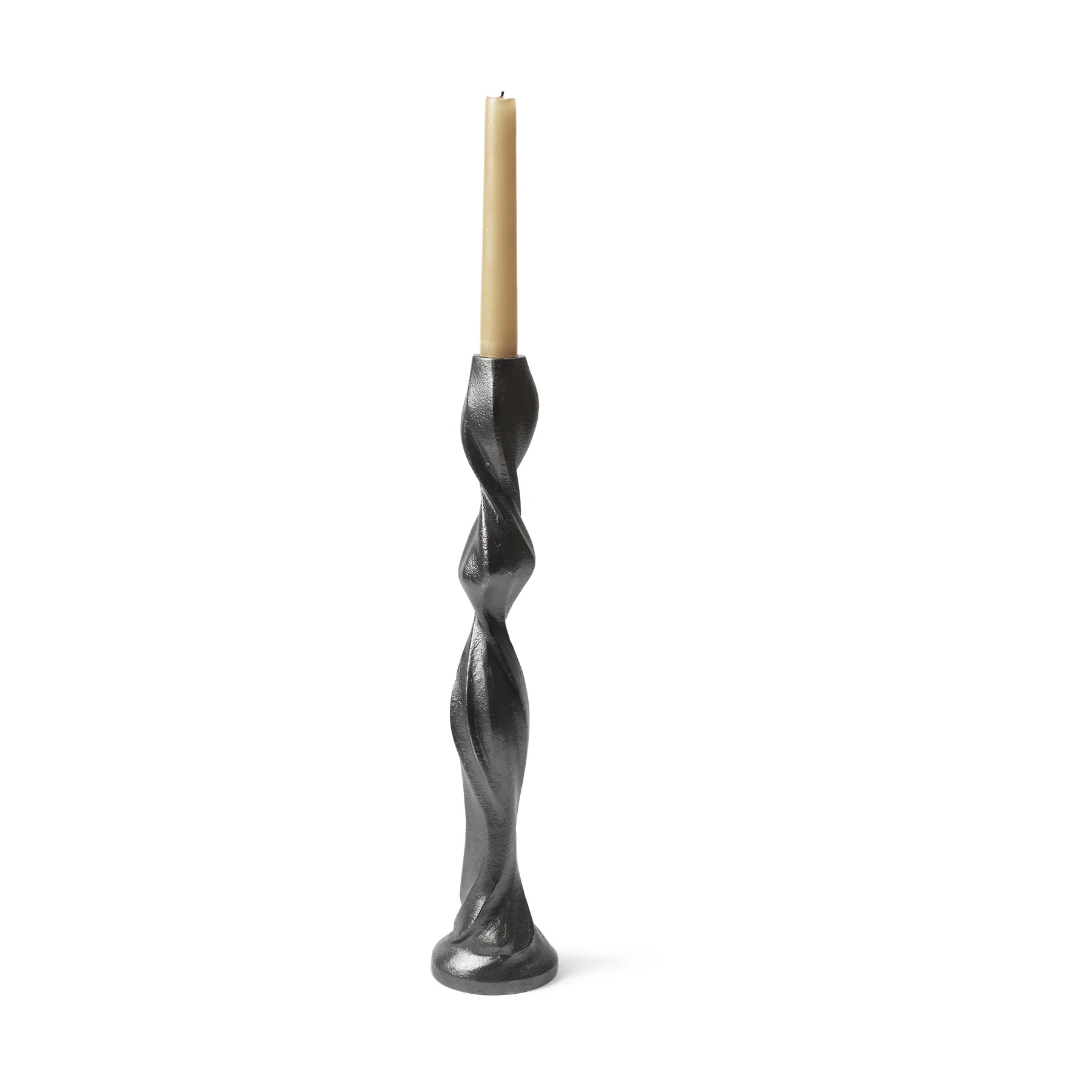 Gale ljusstake 38 cm, Blackened Aluminium Ferm Living