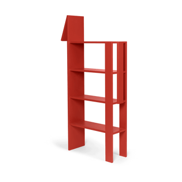 Giraffe bokhylla 69x140 cm - Poppy Red - Ferm Living