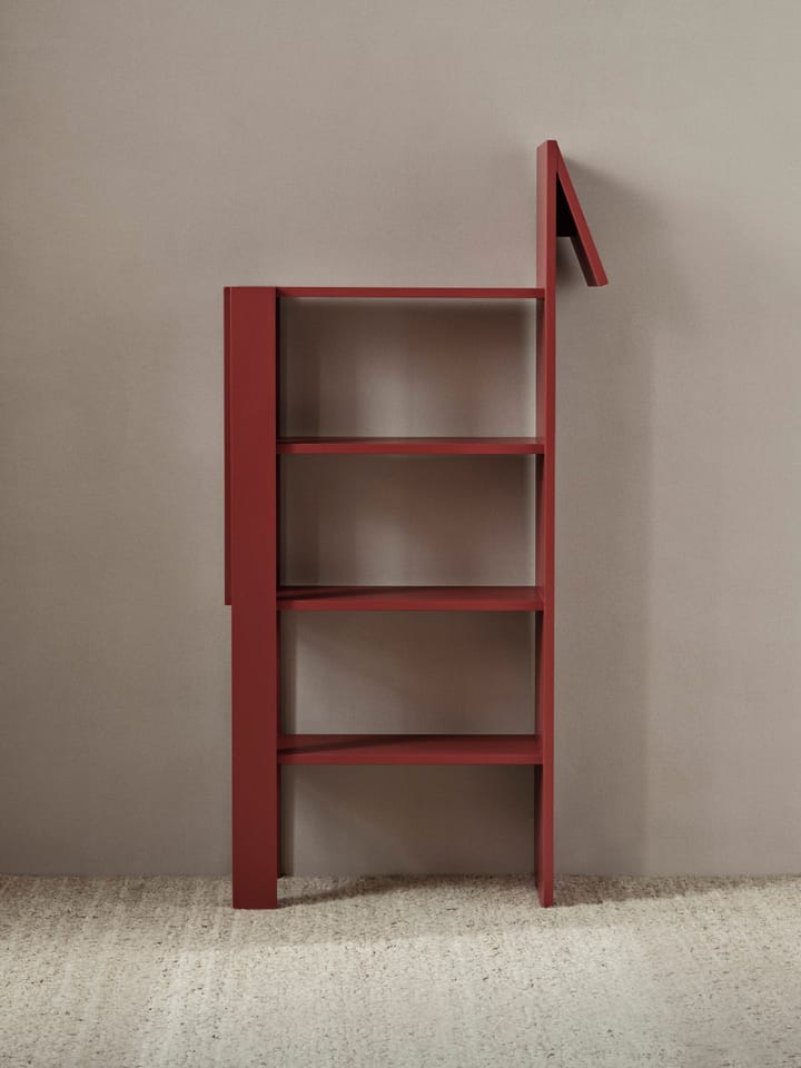 Giraffe bokhylla 69x140 cm, Poppy Red Ferm Living