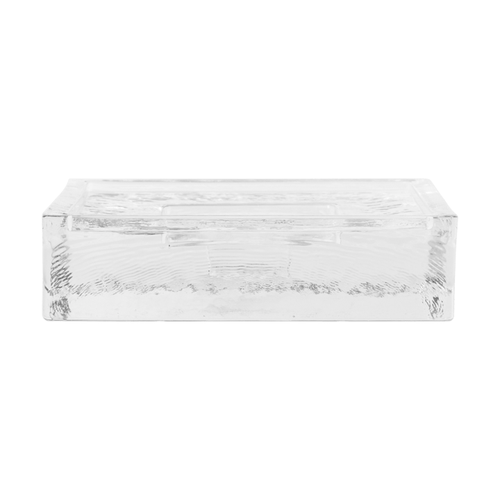 Gradia ljusstake square 16x16 cm - Clear - Ferm Living