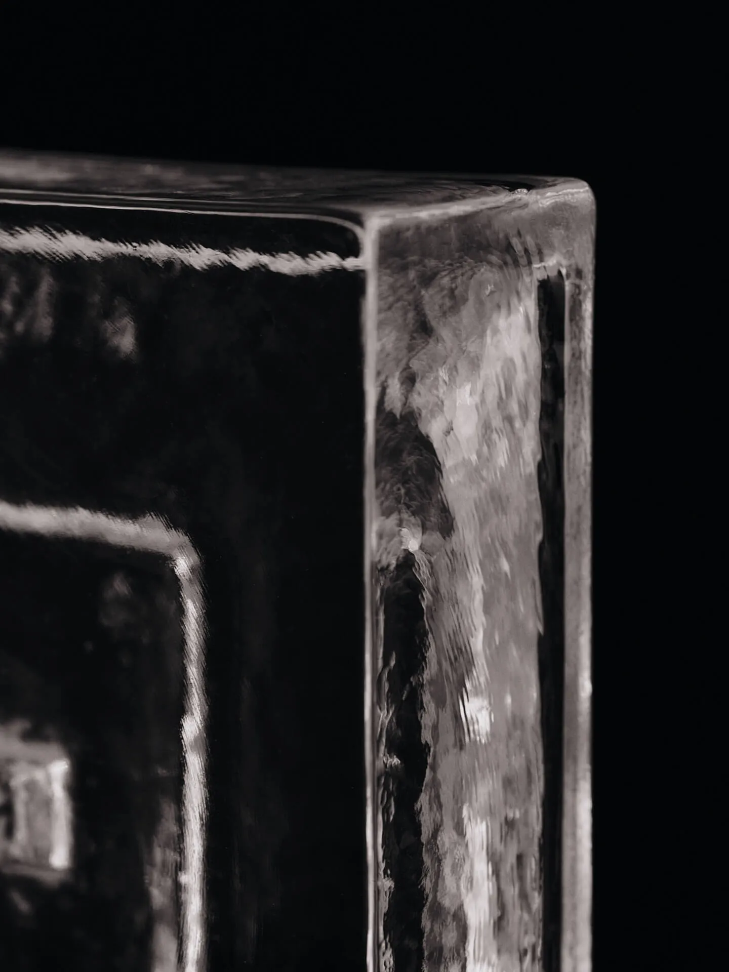 Gradia ljusstake square 16x16 cm, Clear Ferm Living