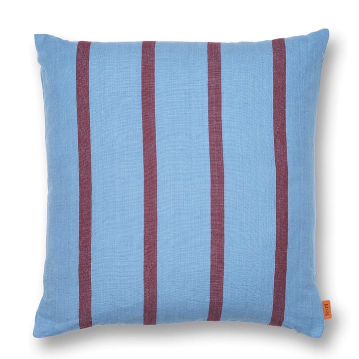 Grand kudde 50x50 cm - Faded blue-burgundy - Ferm LIVING